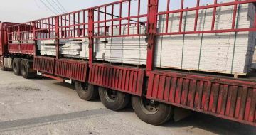 攀枝花 白麻荔枝面外墙干挂，工厂装车日常