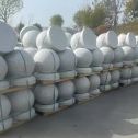 攀枝花 白麻花岗岩石材圆球，石球，挡车球，隔离球，景观石球，风水球等