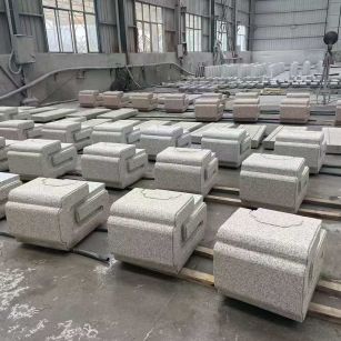 攀枝花 白麻花岗岩异形加工-石凳，坐凳