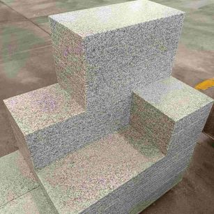 攀枝花 白麻花岗岩荔枝面地铺石