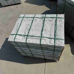 攀枝花 白麻花岗岩石材自然面蘑菇石成品