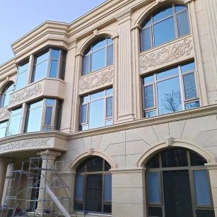 攀枝花 黄金麻花岗岩别墅外墙干挂