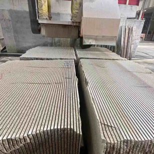 攀枝花 车间生产日常，黄金麻白麻花岗岩