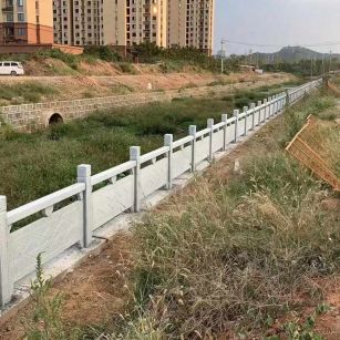 攀枝花 白麻河道栏杆效果展示图