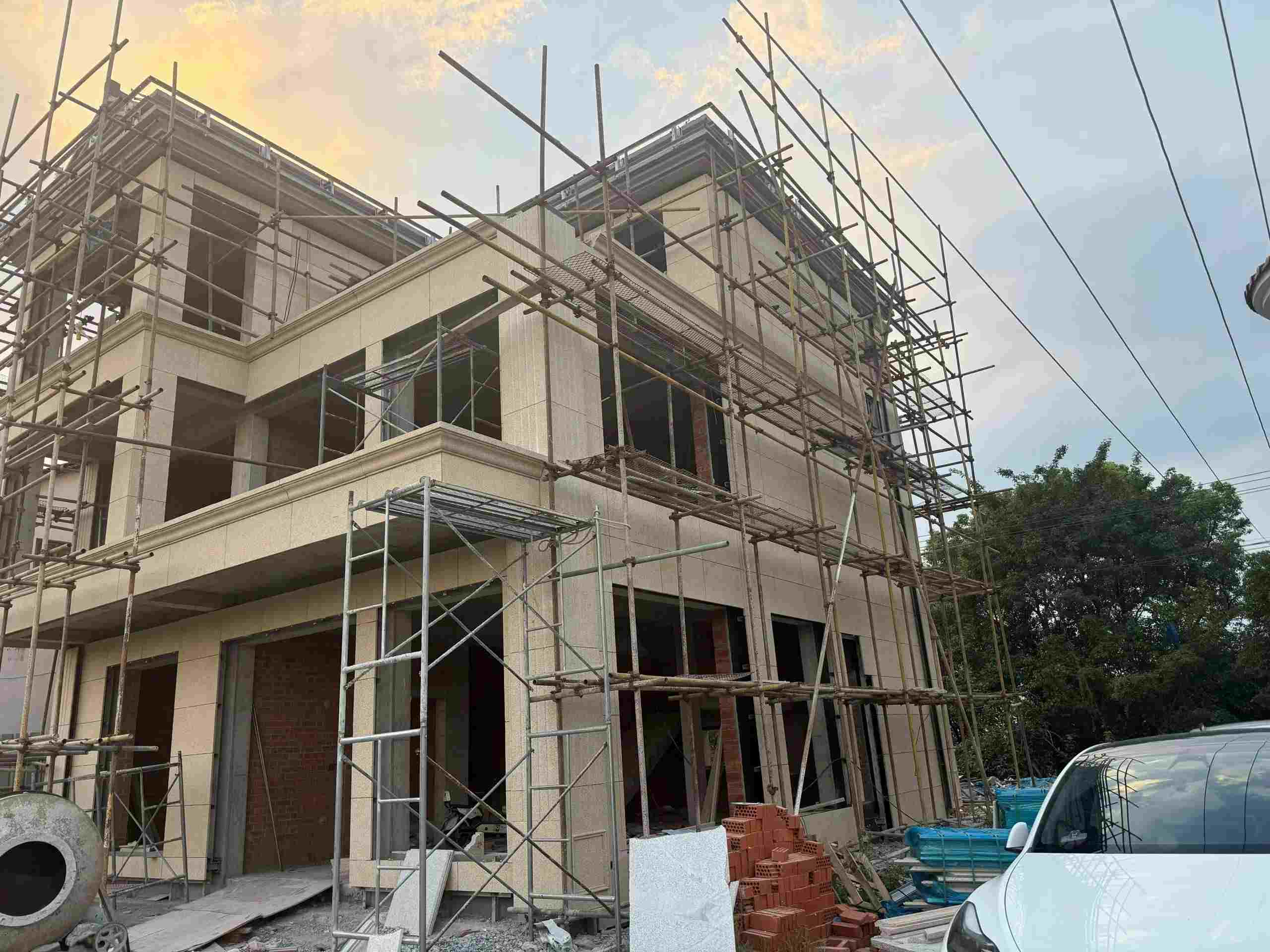 攀枝花 黄金麻荔枝面花岗岩外墙干挂