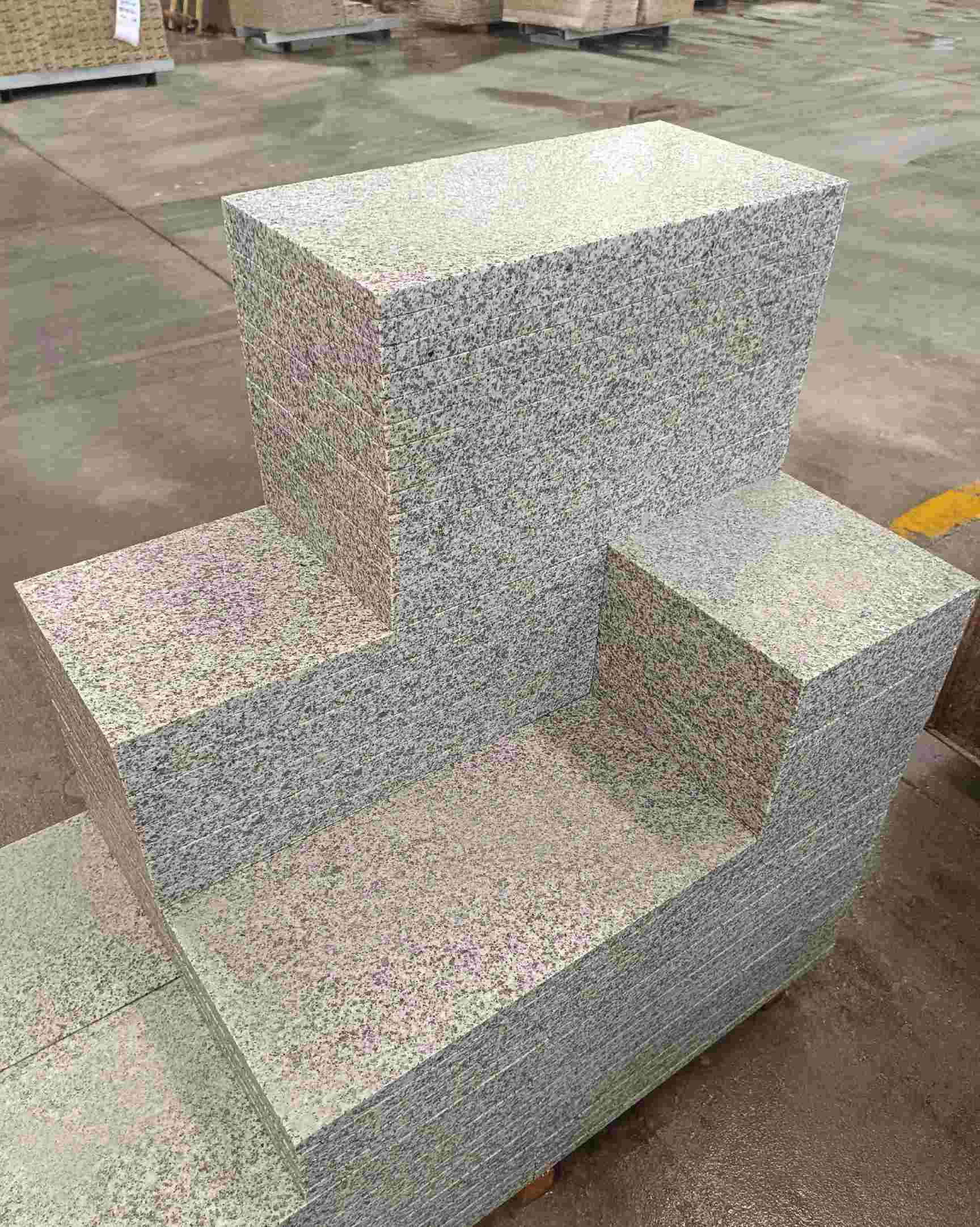 攀枝花 白麻花岗岩荔枝面地铺石