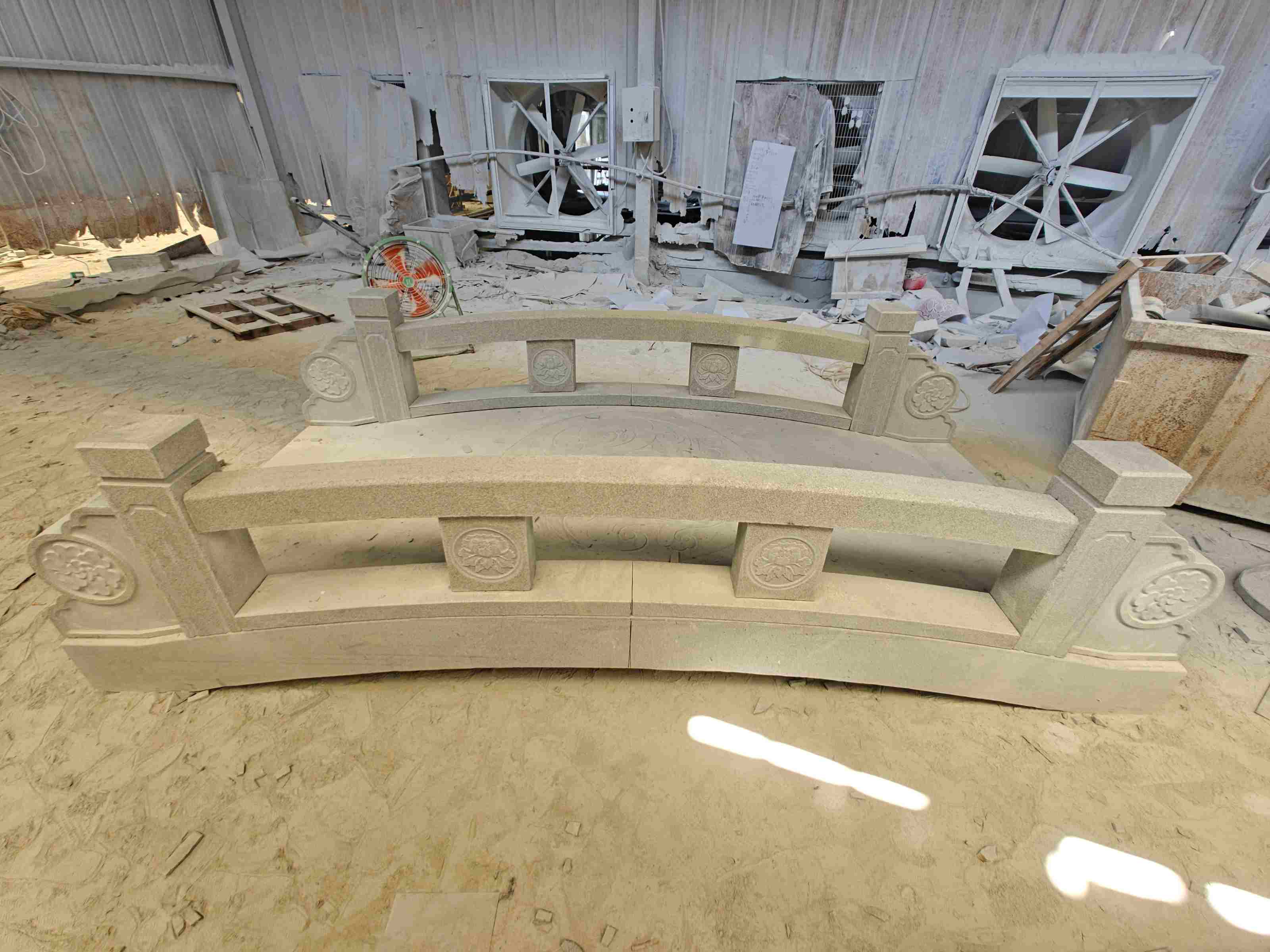 攀枝花 芝麻灰花岗岩异形加工-拱桥，石桥