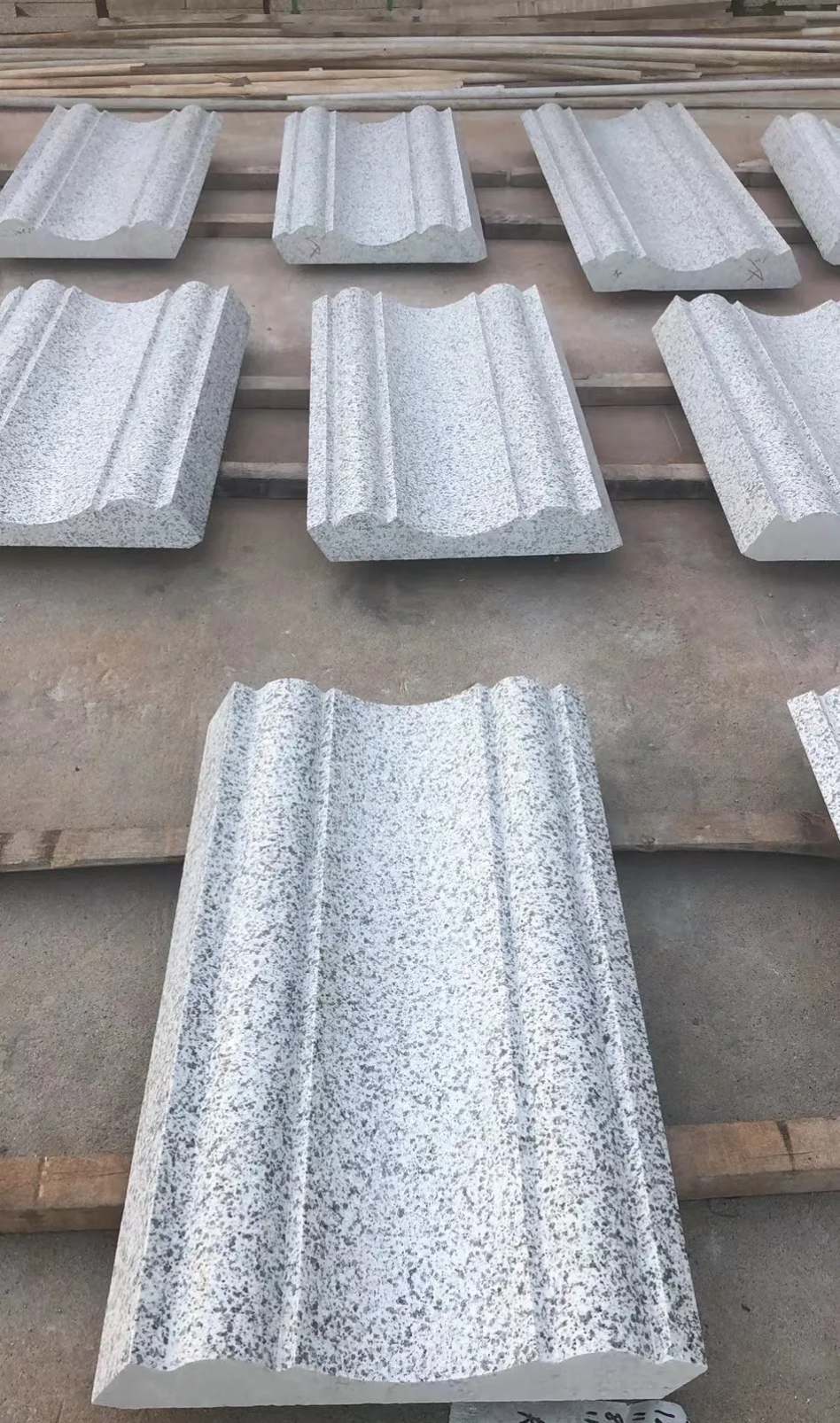 攀枝花 白麻花岗岩光面别墅线条